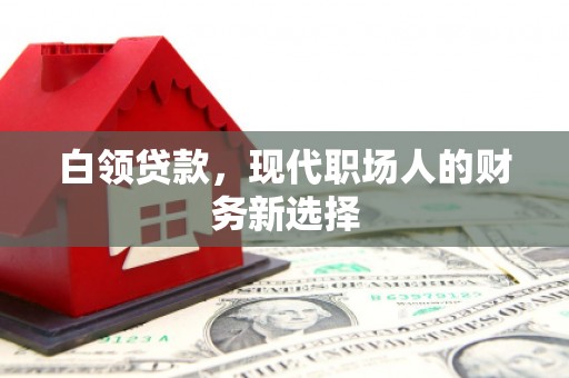 谢通门白领贷款，现代职场人的财务新选择