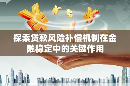 谢通门探索贷款风险补偿机制在金融稳定中的关键作用