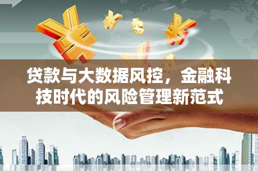 谢通门贷款与大数据风控，金融科技时代的风险管理新范式