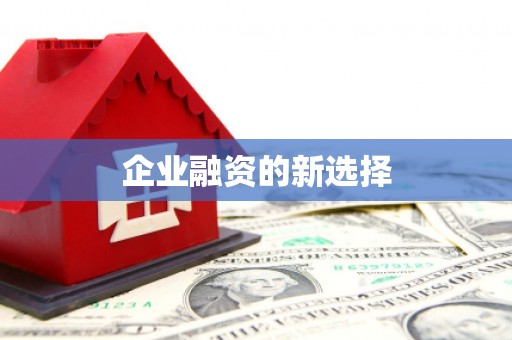 谢通门企业融资的新选择