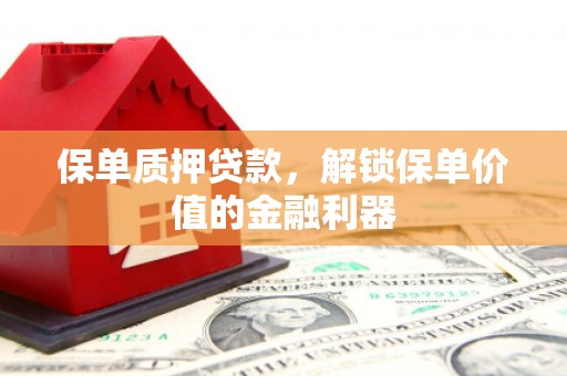 谢通门保单质押贷款，解锁保单价值的金融利器