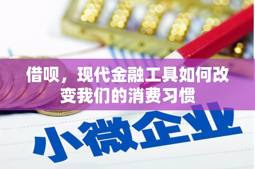 谢通门借呗，现代金融工具如何改变我们的消费习惯