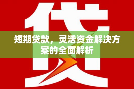 谢通门短期贷款，灵活资金解决方案的全面解析