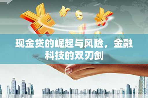 谢通门现金贷的崛起与风险，金融科技的双刃剑