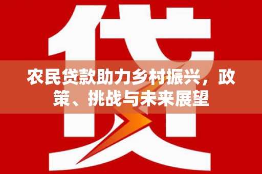 谢通门农民贷款助力乡村振兴，政策、挑战与未来展望