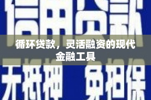 谢通门循环贷款，灵活融资的现代金融工具