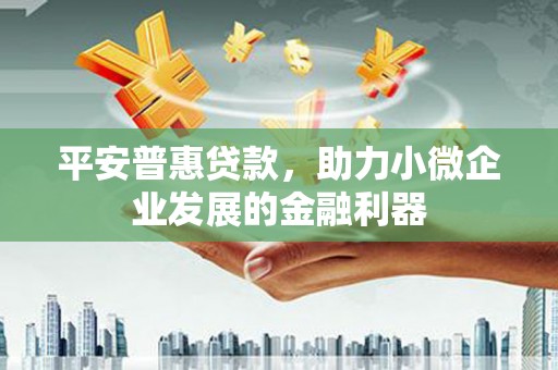 谢通门平安普惠贷款，助力小微企业发展的金融利器