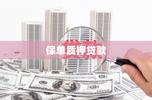谢通门保单质押贷款