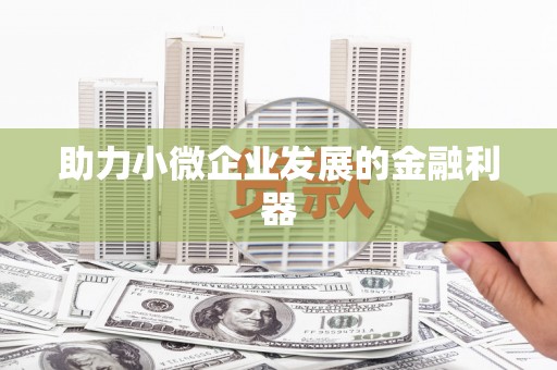 谢通门助力小微企业发展的金融利器
