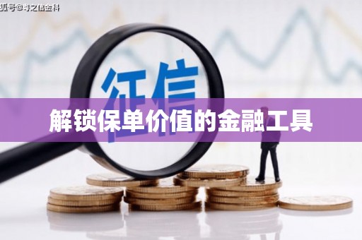 谢通门解锁保单价值的金融工具